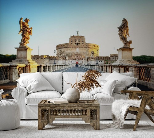 Image de Castel SantAngelo at dawn Rome