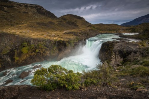 Image de Paine Grande Waterfall Torres del Paine Patagonia Chile
