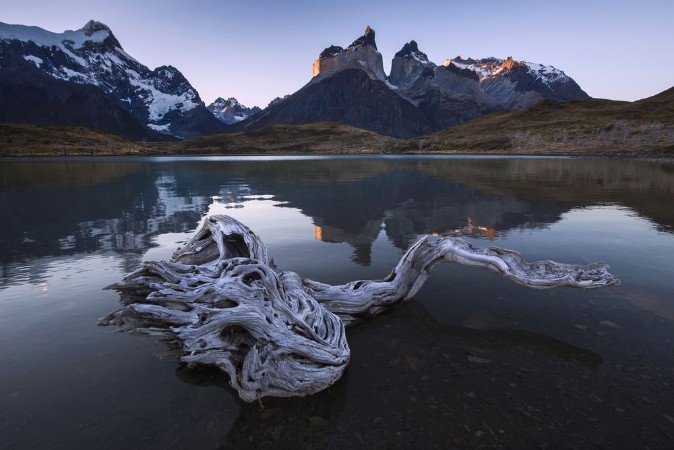 Bild på Pehoe lake Torres del Paine National Park Chile