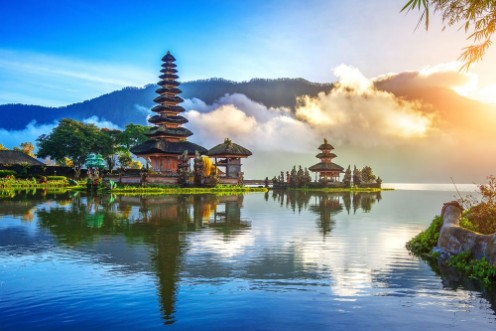 Bild på Tempel på Bali Indonesien