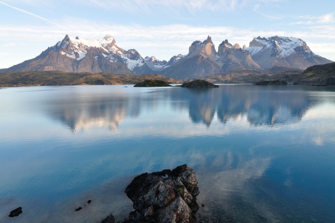 Picture of Torres del Paine Spiegelung im Lago Pehoe