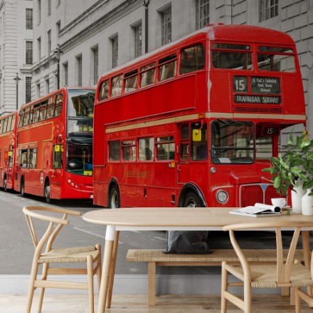 Afbeeldingen van Red bus in London
