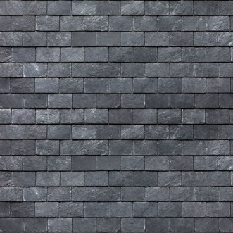 Bild på Roof wall of the Silesian black shale Slate roofing tiles