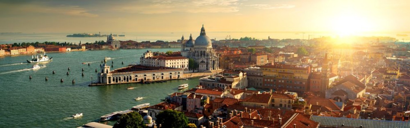 Bild på Top view of Venice