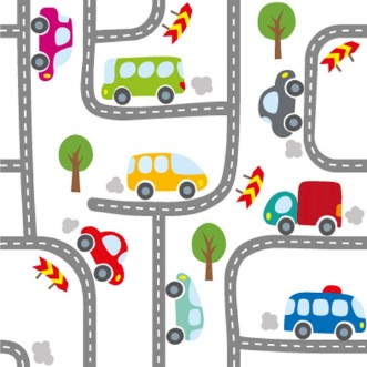 Image de Cars on the road Seamless pattern
