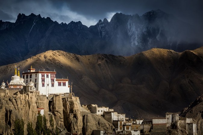 Bild på The Buddhist monastery of Lamayuru in the Indian Himalaya Lamayuru Ladakh India