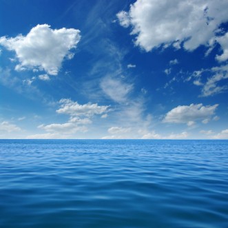 Bild på Blue sea water surface