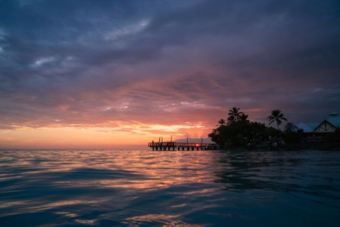 Bild på Caribbean Sunset after the storm