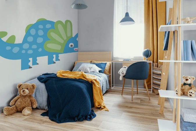 Afbeeldingen van Cute Blue Triceratops