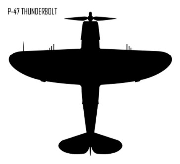 Bild på World War II - Republic P-47 Thunderbolt