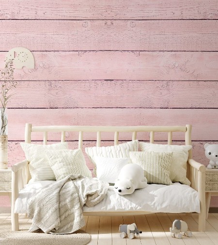 Picture of Seamless wood texture pink