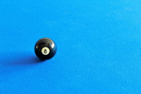 Afbeeldingen van Pool black ball number eight