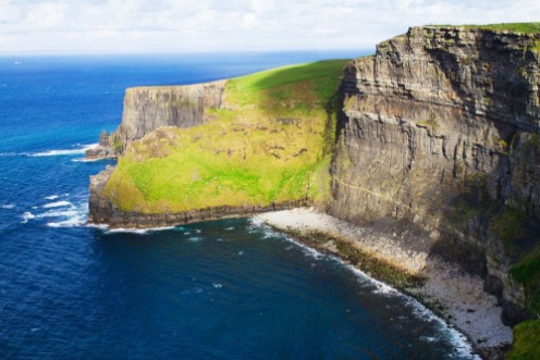 Image de Cliffs of Moher west coast of Ireland County Clare at wild atlantic ocean