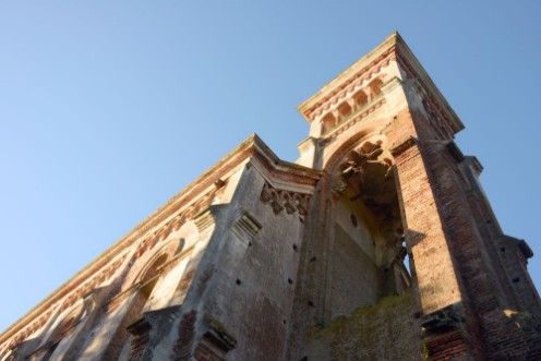 Afbeeldingen van Ruins of a historic church in Piriapolis city Maldonado province Uruguay