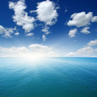 Bild på Blue sea and sun