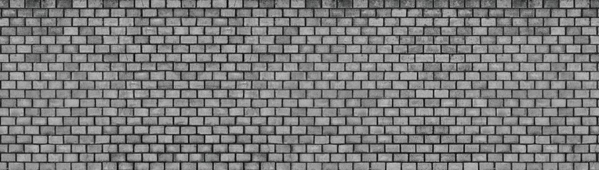 Afbeeldingen van Dark brick wall texture of black stone blocks high resolution panorama