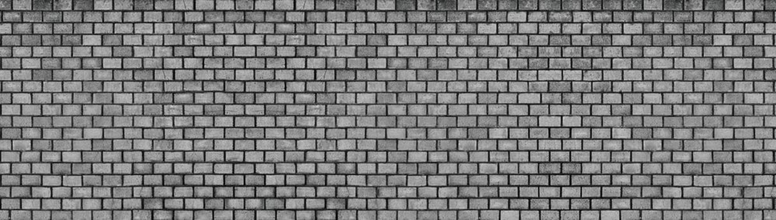 Picture of Dark brick wall texture of black stone blocks high resolution panorama