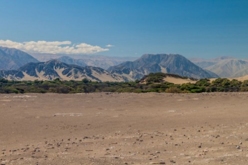 Afbeeldingen van Desert surrounding Chauchilla cemetery in Nazca Peru