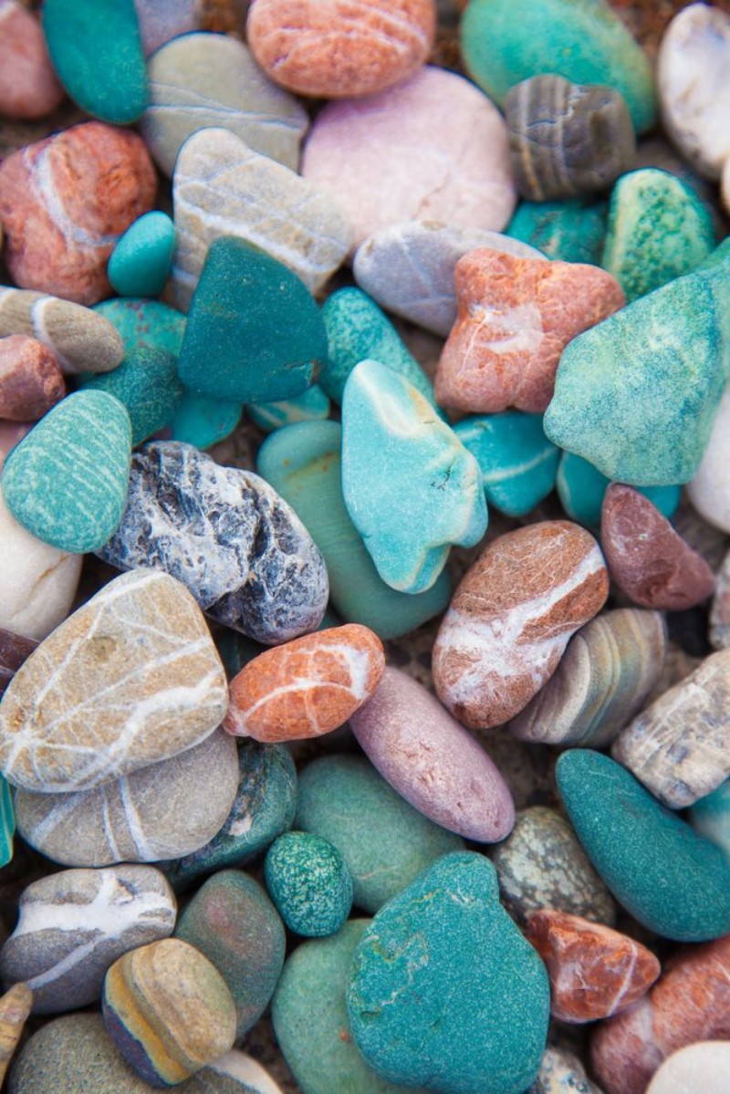 Image de Sea pebble  sea stones background beach rocks