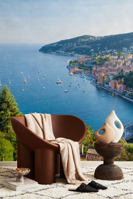 Afbeeldingen van View of luxury resort and bay of Cote dAzur in France