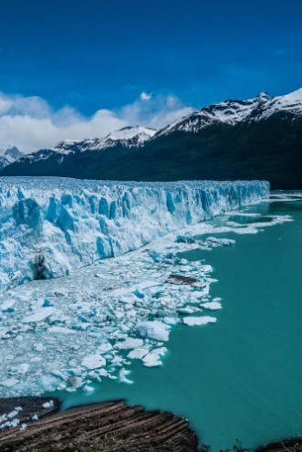 Afbeeldingen van Perito Moreno glacier in a sunny day