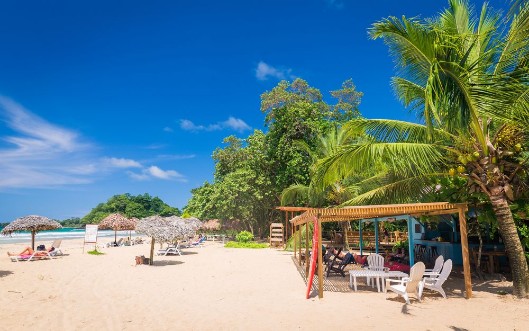 Picture of Beach bar at the beautifuk Red Frog Beach Bocas del Toro Panama