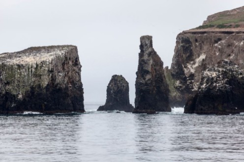 Picture of Rocky shore of Anacapa island in the Channel Islands National Park near Oxnard California
