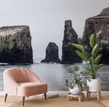 Image de Rocky shore of Anacapa island in the Channel Islands National Park near Oxnard California