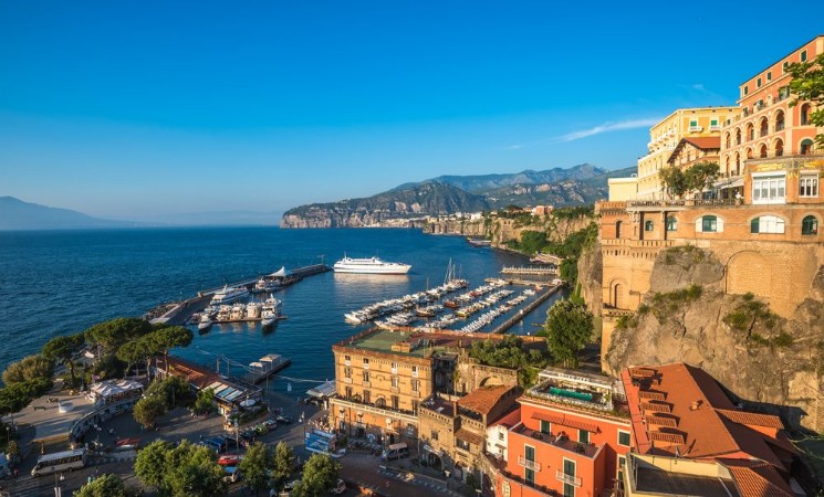 Bild på Panoramic view of Sorrento the Amalfi Coast Italy