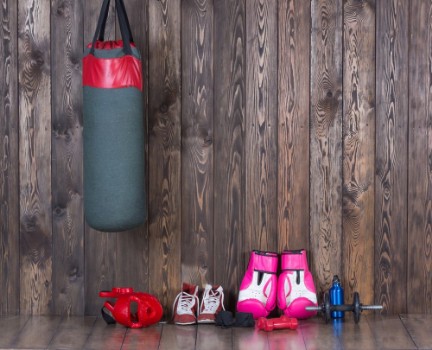 Bild på Boxing equipment from the boxing hall