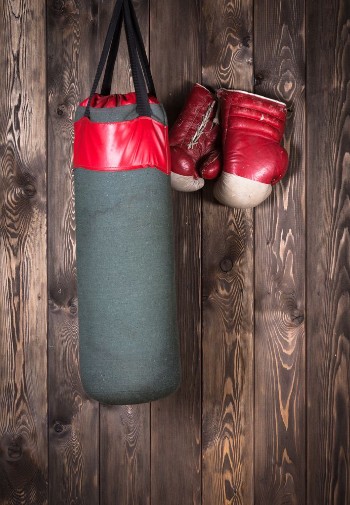Picture of Boxing equipment from the boxing hall