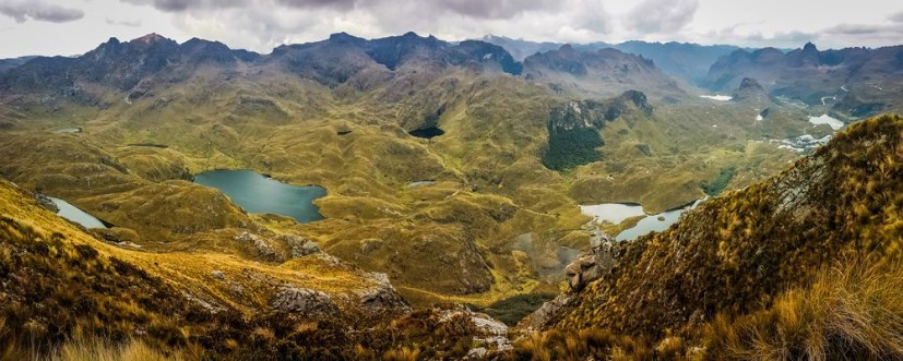 Bild på Panoramatic view of Cajas National Park Ecuador