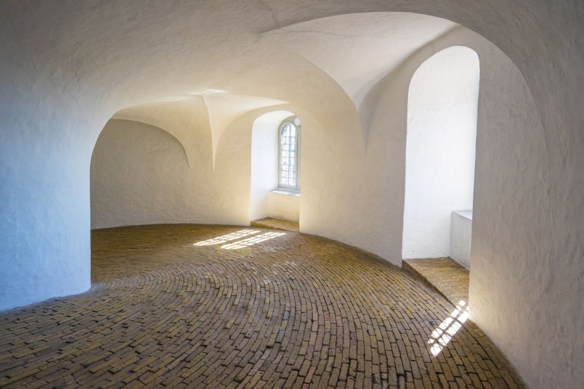 Afbeeldingen van The Round Tower in Copenhagen city Denmark