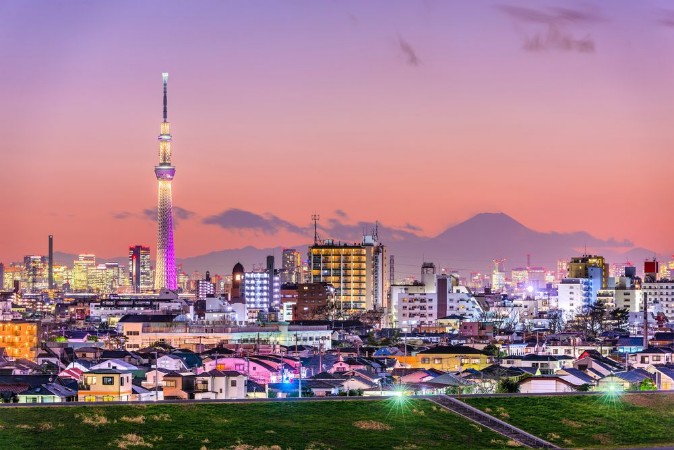 Picture of Tokyo and Fuji