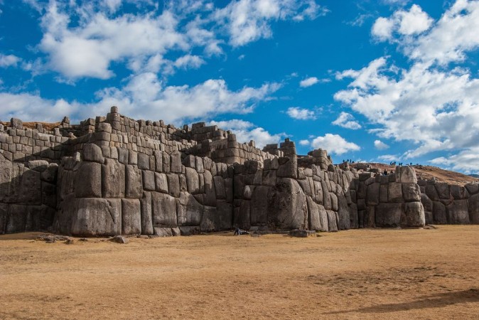 Afbeeldingen van Saksaywaman citadel near Cusco Peru