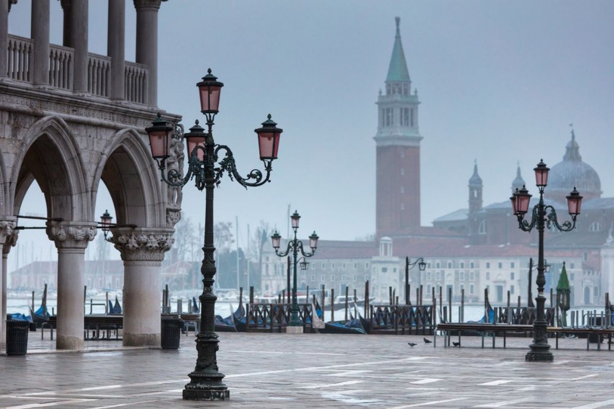 Bild von Autumn Morning in Venice