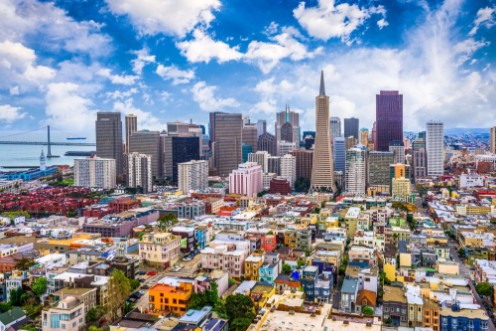 Bild på San Francisco California USA Skyline