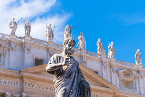 Statue Saint Peter photowallpaper Scandiwall