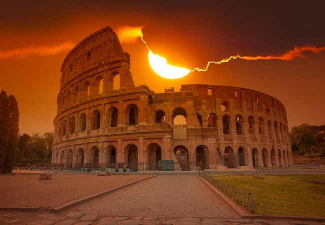 Afbeeldingen van Colosseum amphitheater in Rome