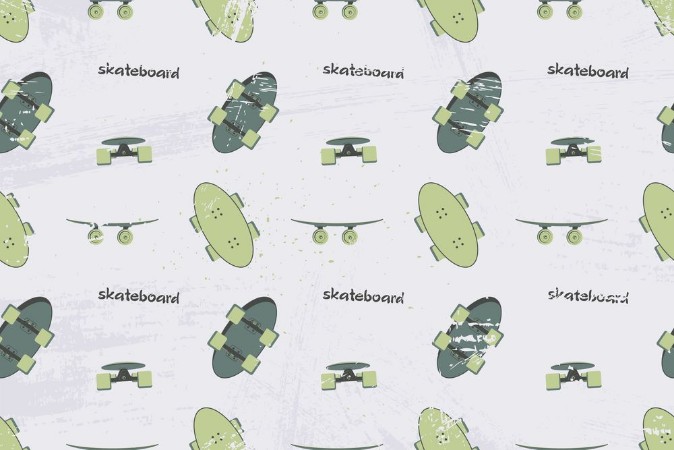 Afbeeldingen van Skateboard pattern II