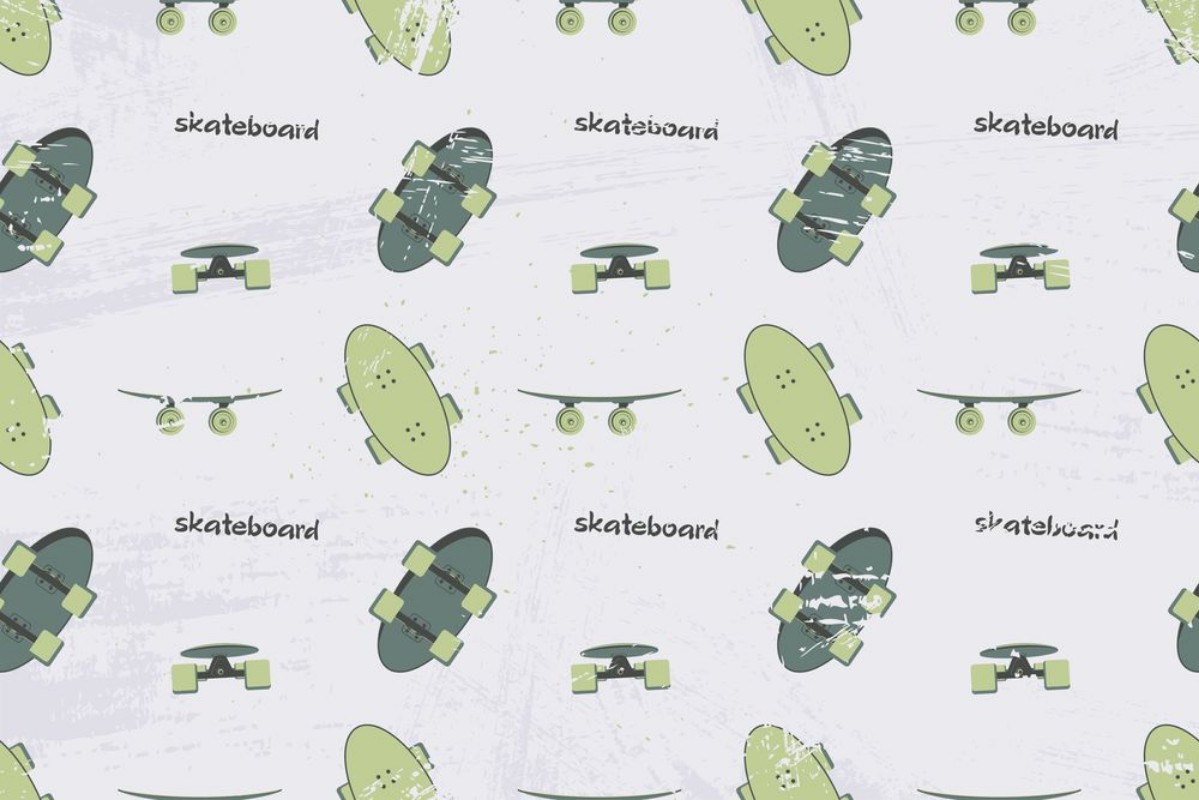 Afbeeldingen van Skateboard pattern II