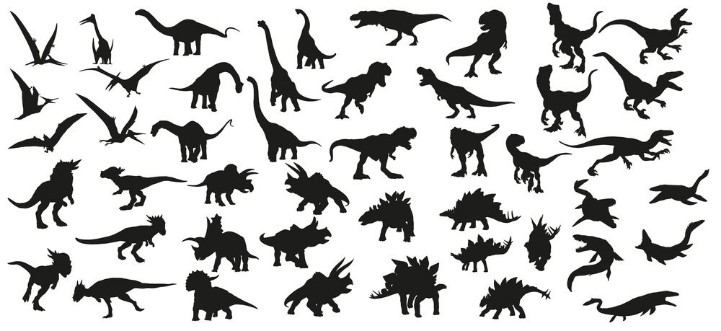Afbeeldingen van Dinosaur Silhouettes