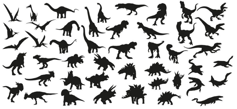 Bild på Dinosaur Silhouettes