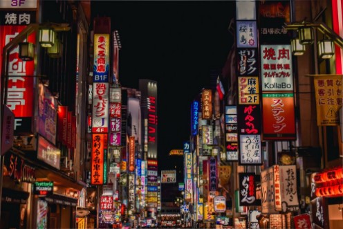 Kabukicho Shinjuku Tokyo photowallpaper Scandiwall