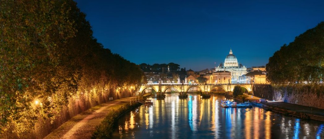Afbeeldingen van Rome by night