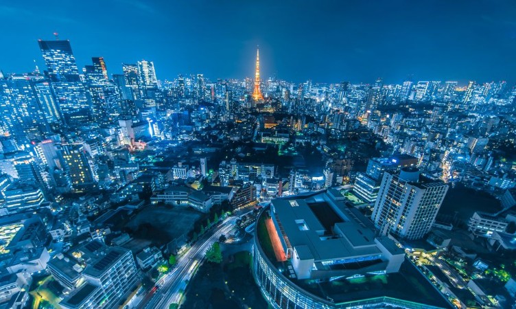 Picture of Night view of Tokyo