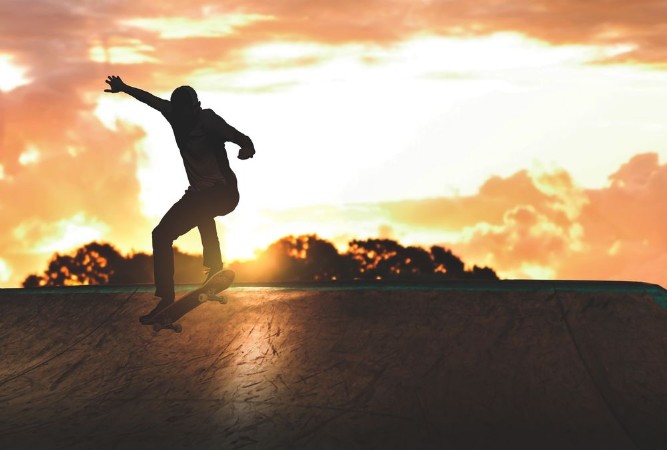 Bild på Skateboard jump