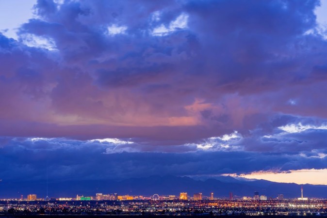 Afbeeldingen van High Angle View of Las Vegas
