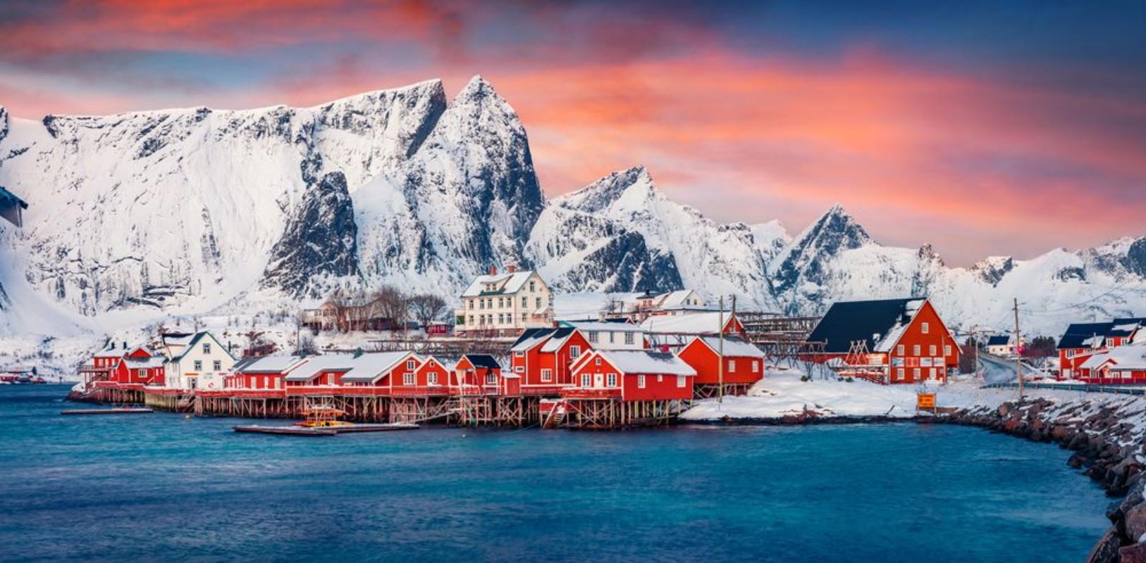 Bild von Lofoten Sunset