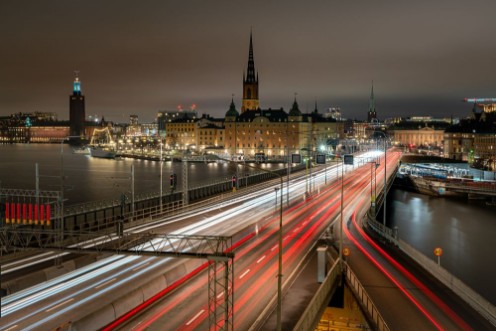 Afbeeldingen van Night View of Stockholm